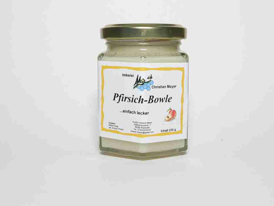 Pfirsich-Bowle